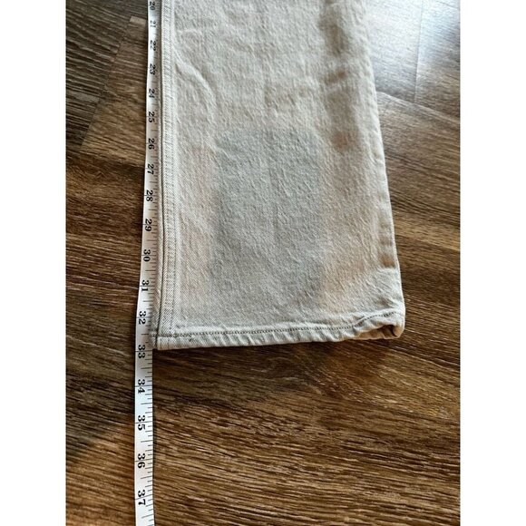 Abercrombie NWT The Baggy Low Rise Curve Love in Chai Gray Tan Size 00 LONG - Picture 6 of 9